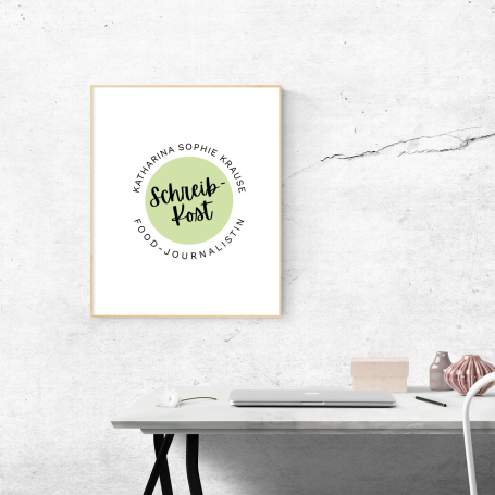 Themenbild für Impressum von SchreibKost_Arbeitszimmer mit Wandbild 